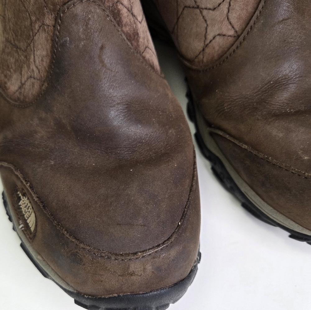 The North Face Primaloft Womens Winter‎ Insulated Brown Boots Back Zip Size 10 - Picture 4 of 13